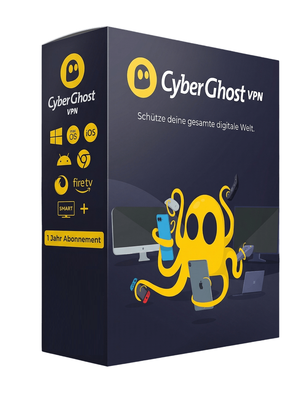 CyberGhost VPN (1 Jahr, 7 Geräte)