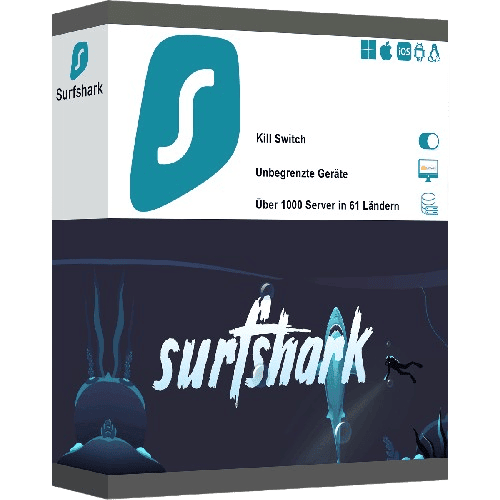 Surfshark VPN 2025 Unlimited Geräte