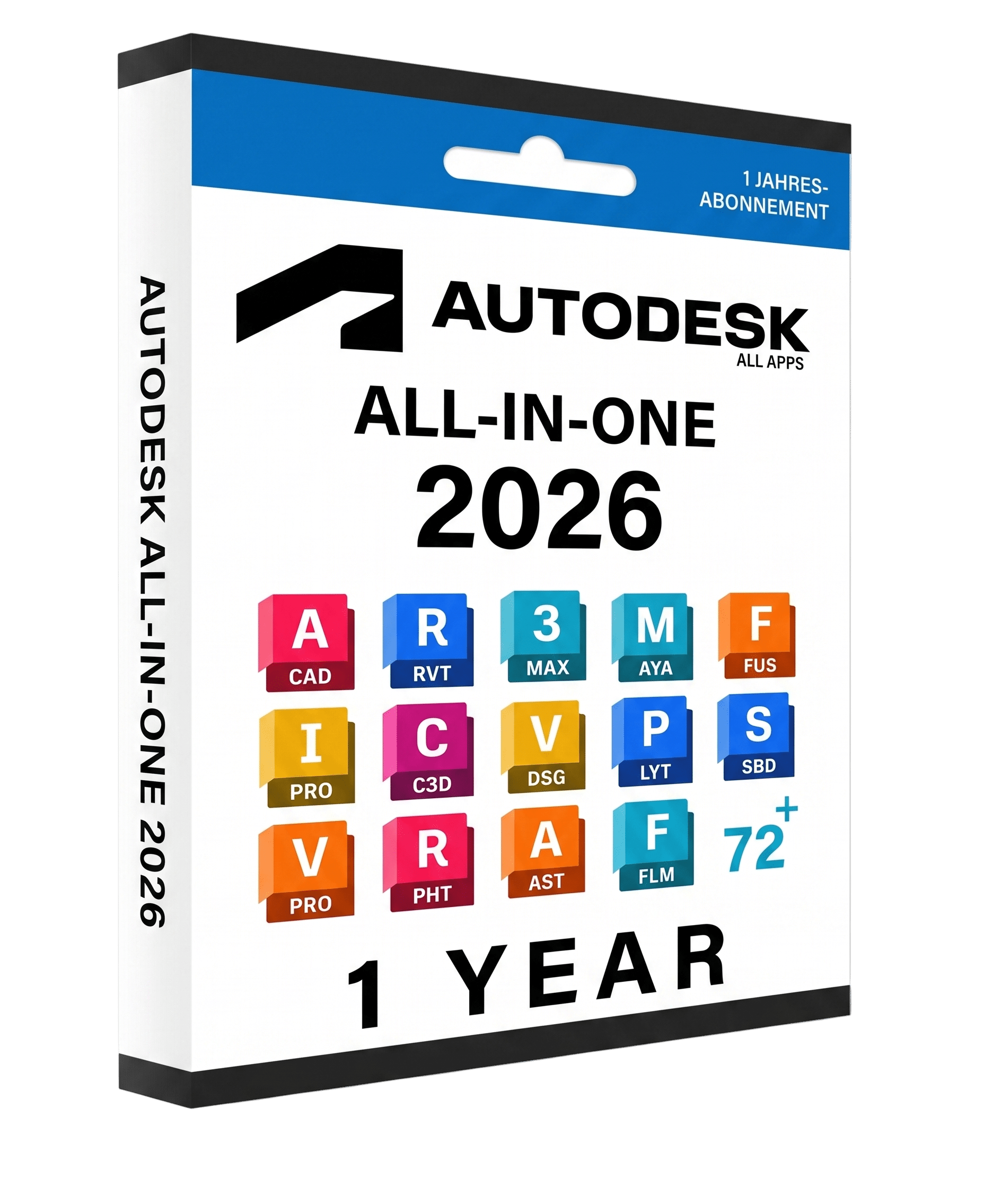  Autodesk Apps Collection (PC, Mac) - 1 Gerät - 1 Jahr