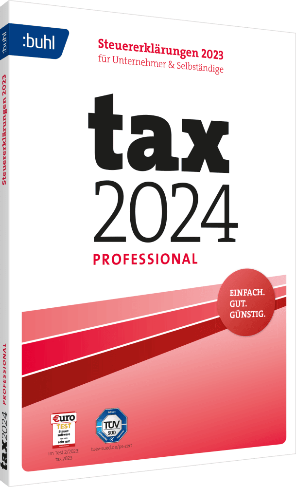 Buhl Tax 2024 Professional Steuerjahr 2023 | Windows